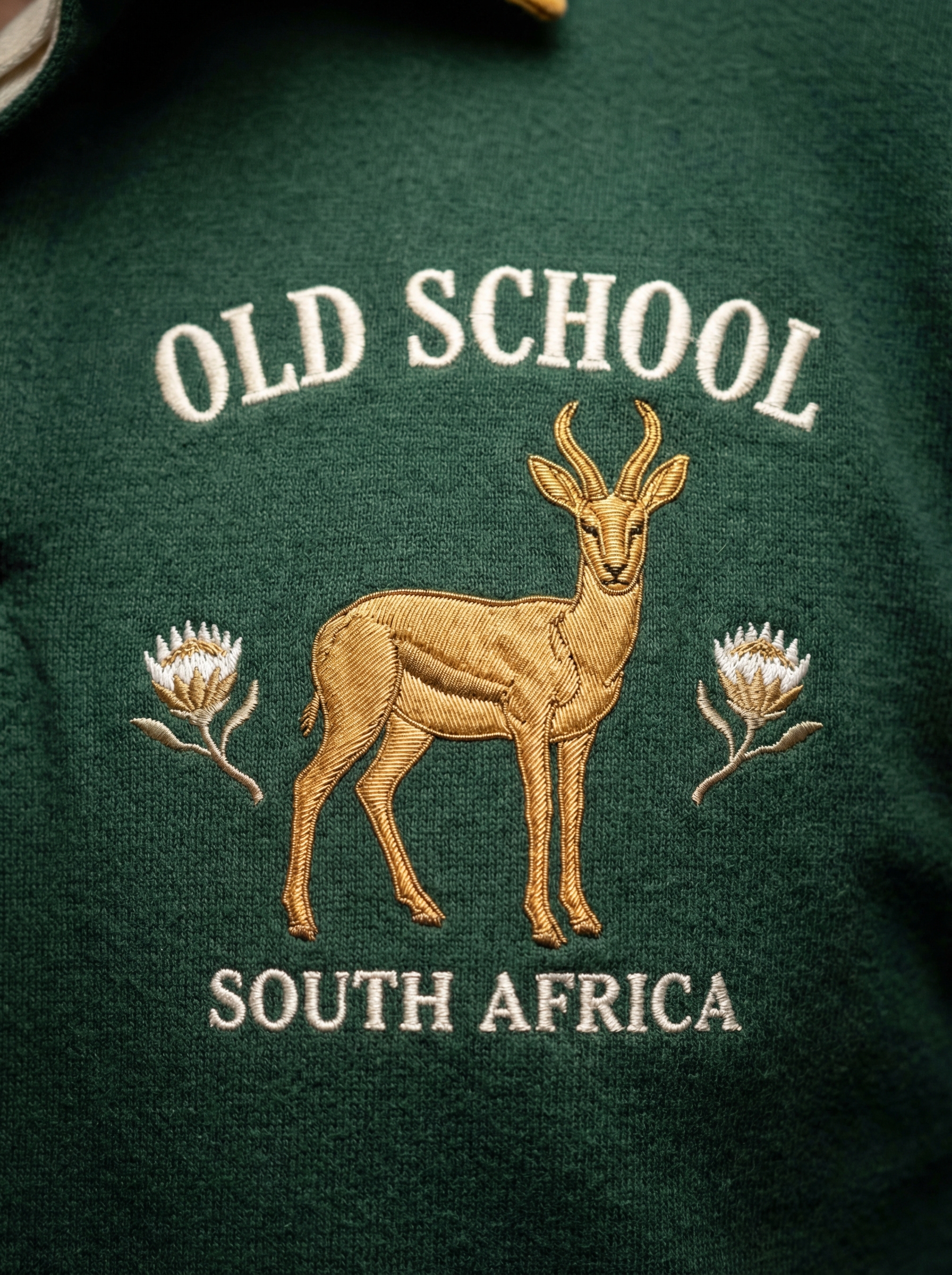 Badge WIP, direct-to-garment embroidery, version one